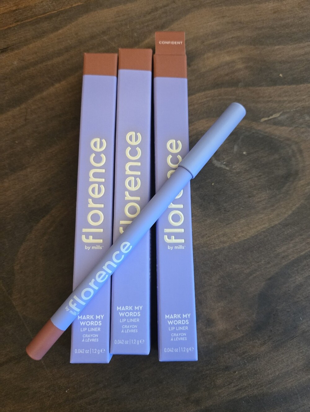 Set Of 3 Florence By Mills Mark My Words Lipliner - Confident